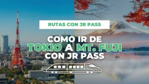 cómo ir de Tokio a monte fuji con JR Pass