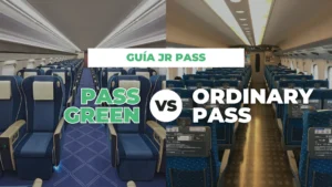 JR Pass green vs ordinary