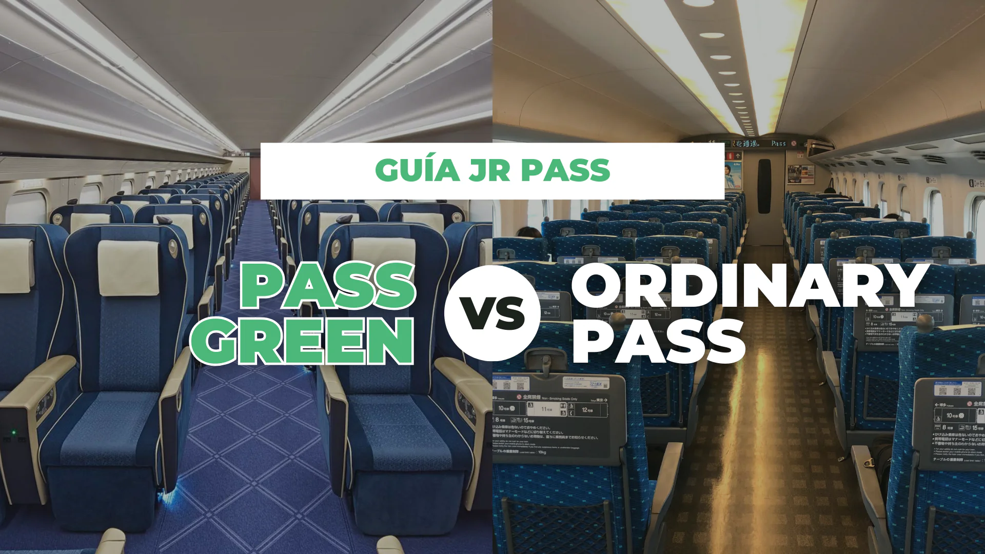 JR Pass green vs ordinary
